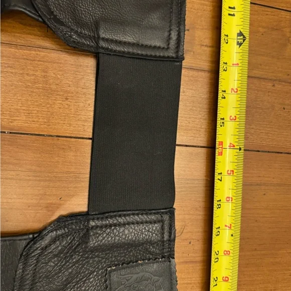 Women’s Black Leather Chaps - Picture 14 of 16